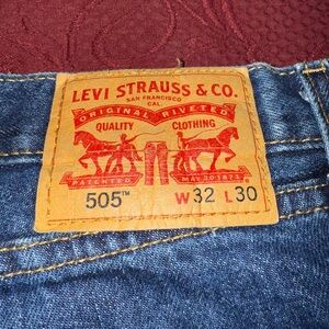 Levi's Blue Straight Jeans Classic Style